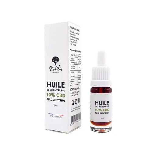 Huile CBD 10% Full Spectrum - Nobilis - DYNAMITE CBD